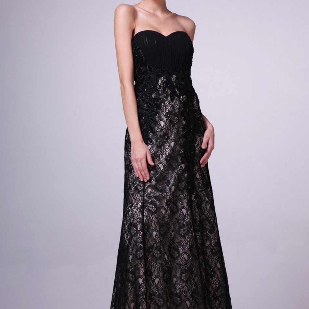 Sweetheart Neck Strapless Prom Dress CD21500